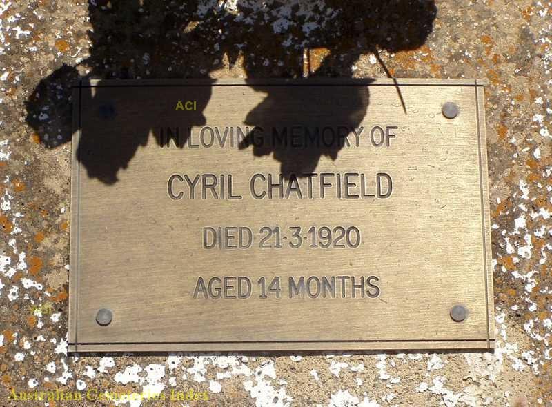 CHATFIELD Cyril 1919-1920 grave.jpg